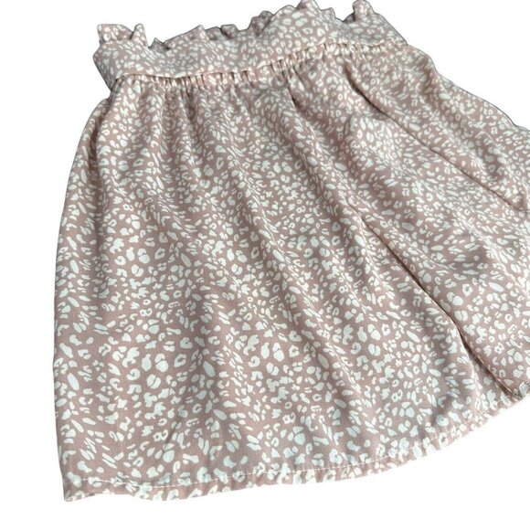 Shein Print Dress Shorts With Tie Lightweight Mauve Color - Picture 12 of 16